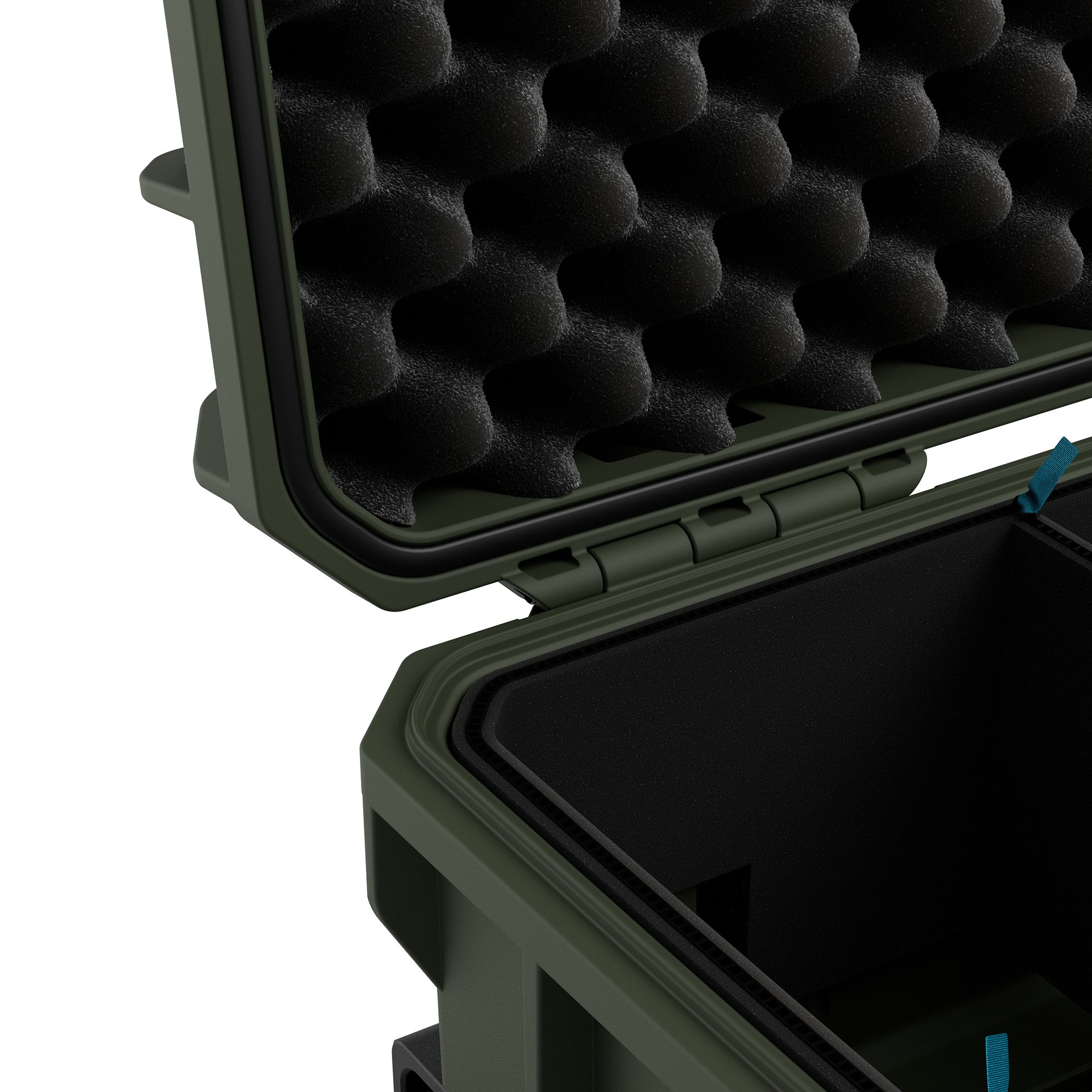 Твърд куфар с колелца GUTEK Tortoise T-300 Olive Drab Green - IP67