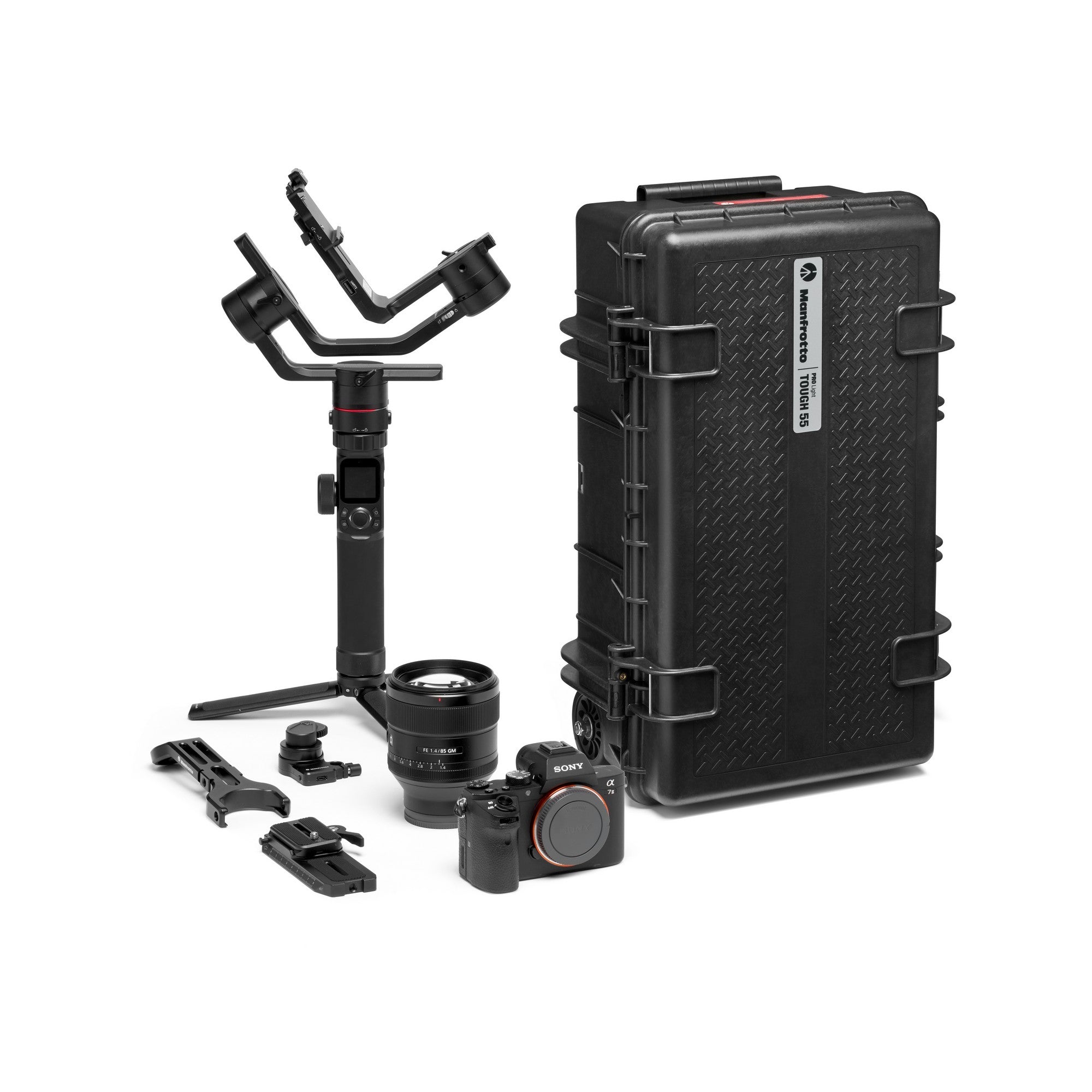 Твърд куфар с колелца Manfrotto PRO light Reloader Tough-55 HighLid с пяна на кубчета - IP67