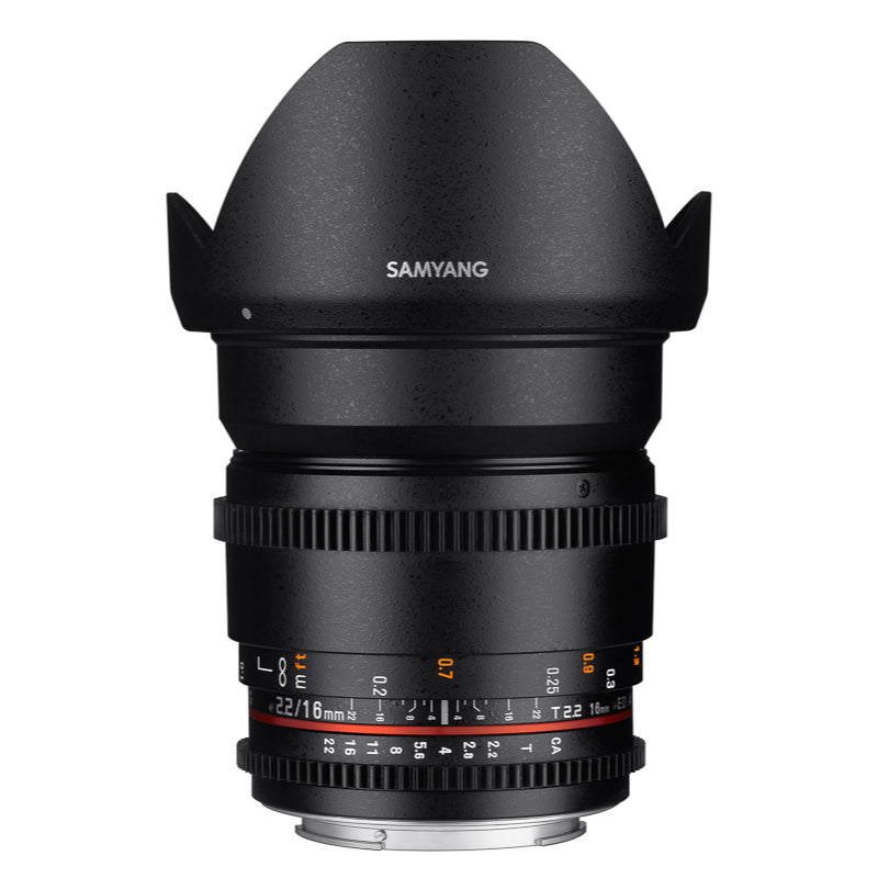 Обектив Samyang 16mm T2.2 VDSLR II ED AS UMC CS за MFT