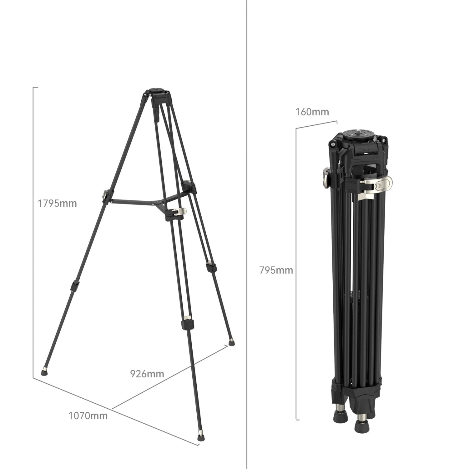 SmallRig FreeBlazer Heavy-Duty Aluminum Alloy Tripod
