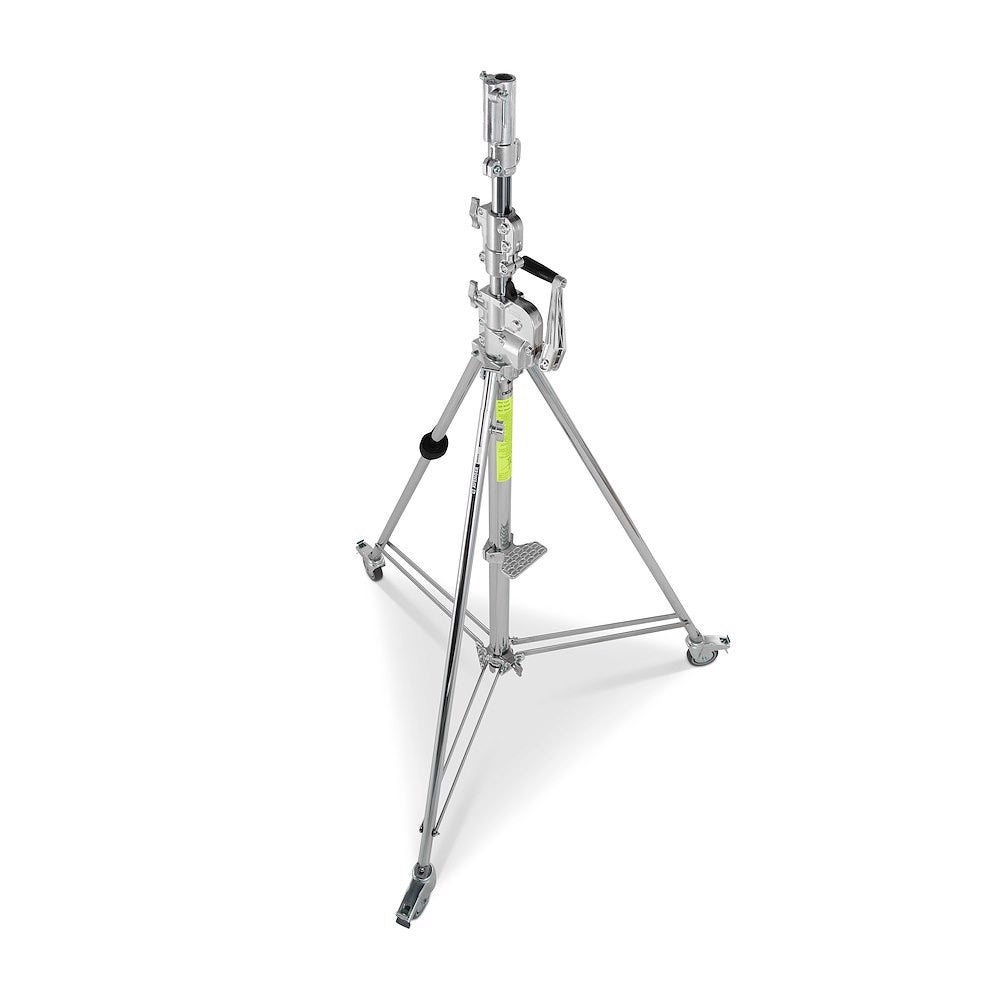 Manfrotto Avenger Wind Up Stand CS 3.9m/12.8' LowBoy 2R, Braked Wheels