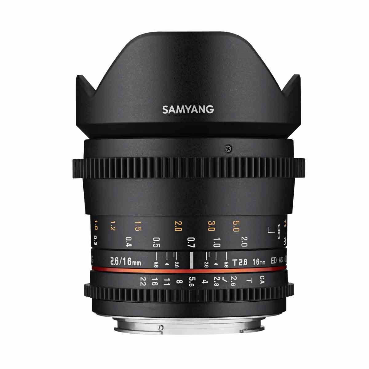 Samyang 16mm T2.6 VDSLR II ED AS UMC for Sony E