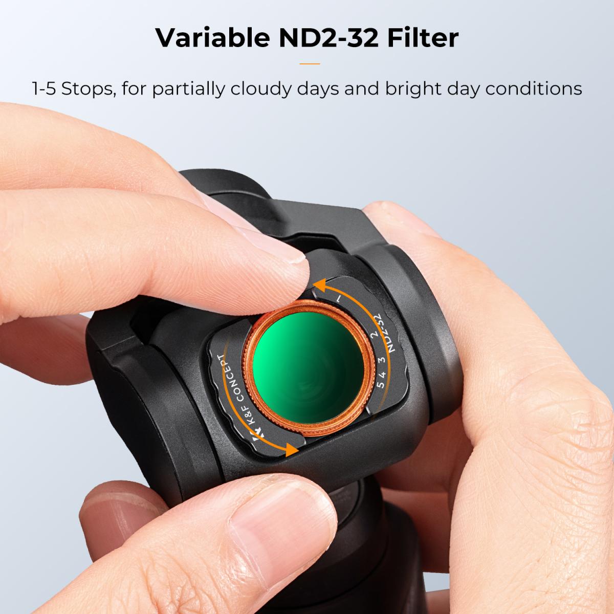 Комплект VND магнитни филтри ND2-32 и ND32-512 K&F Concept
