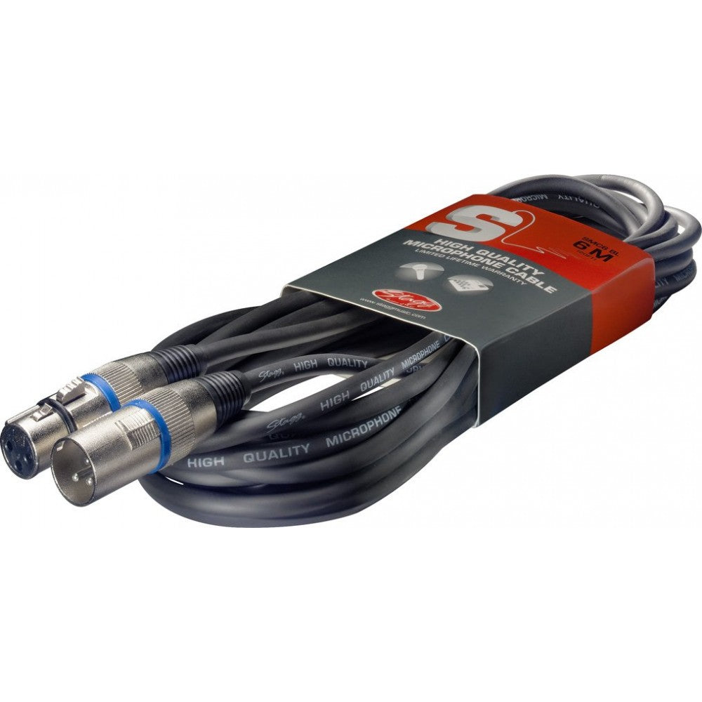 Stagg SMC10 BL XLR female to XLR male 10m