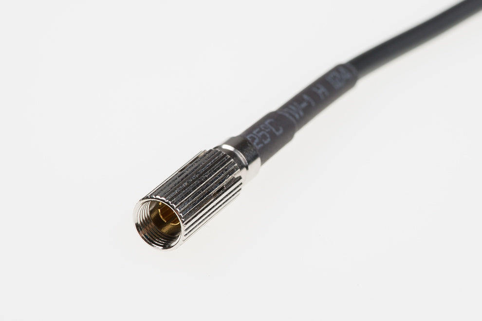 Male connector DIN 1.0/2.3 Crimp plug, Screw-on