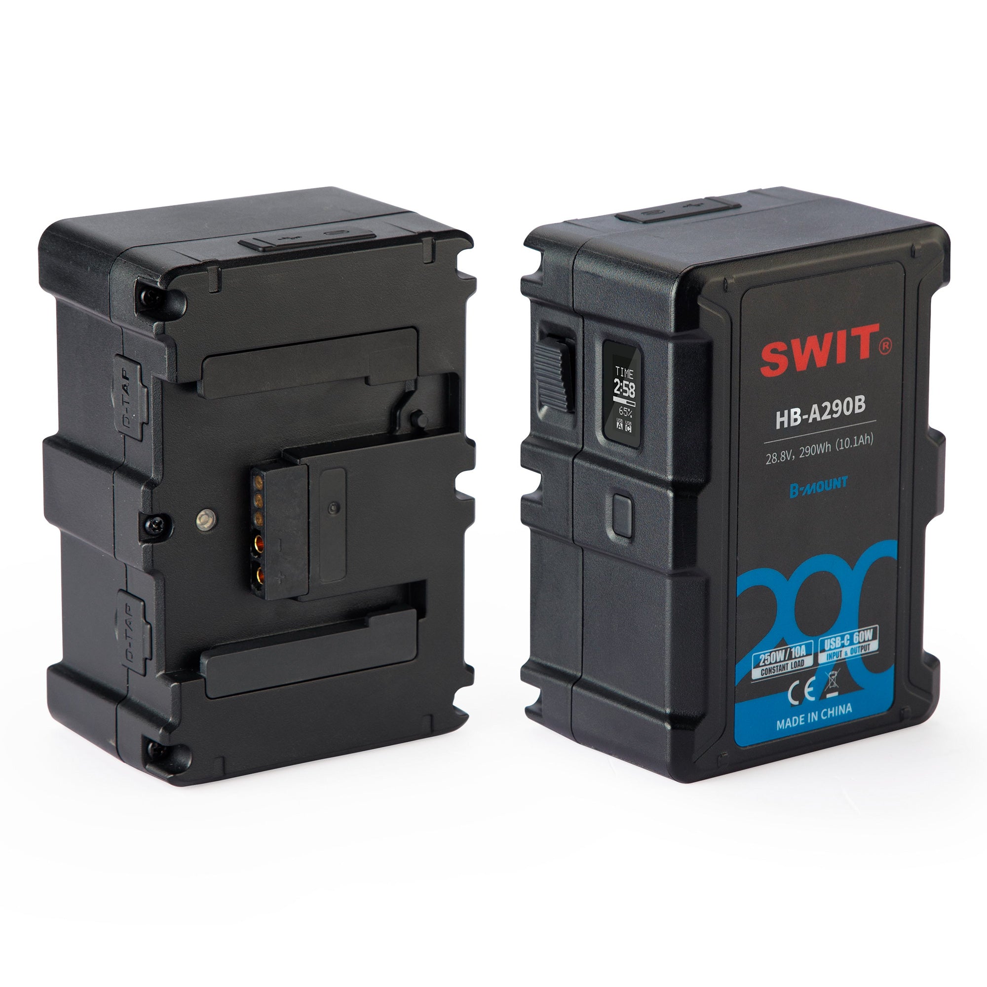 SWIT HB-A290B 290Wh 28.8V B-mount Battery Pack for ARRI