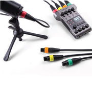 Микрофонни XLR кабели с цветно кодиране - Zoom XLR-4C/CP - 4бр. - 2.5m