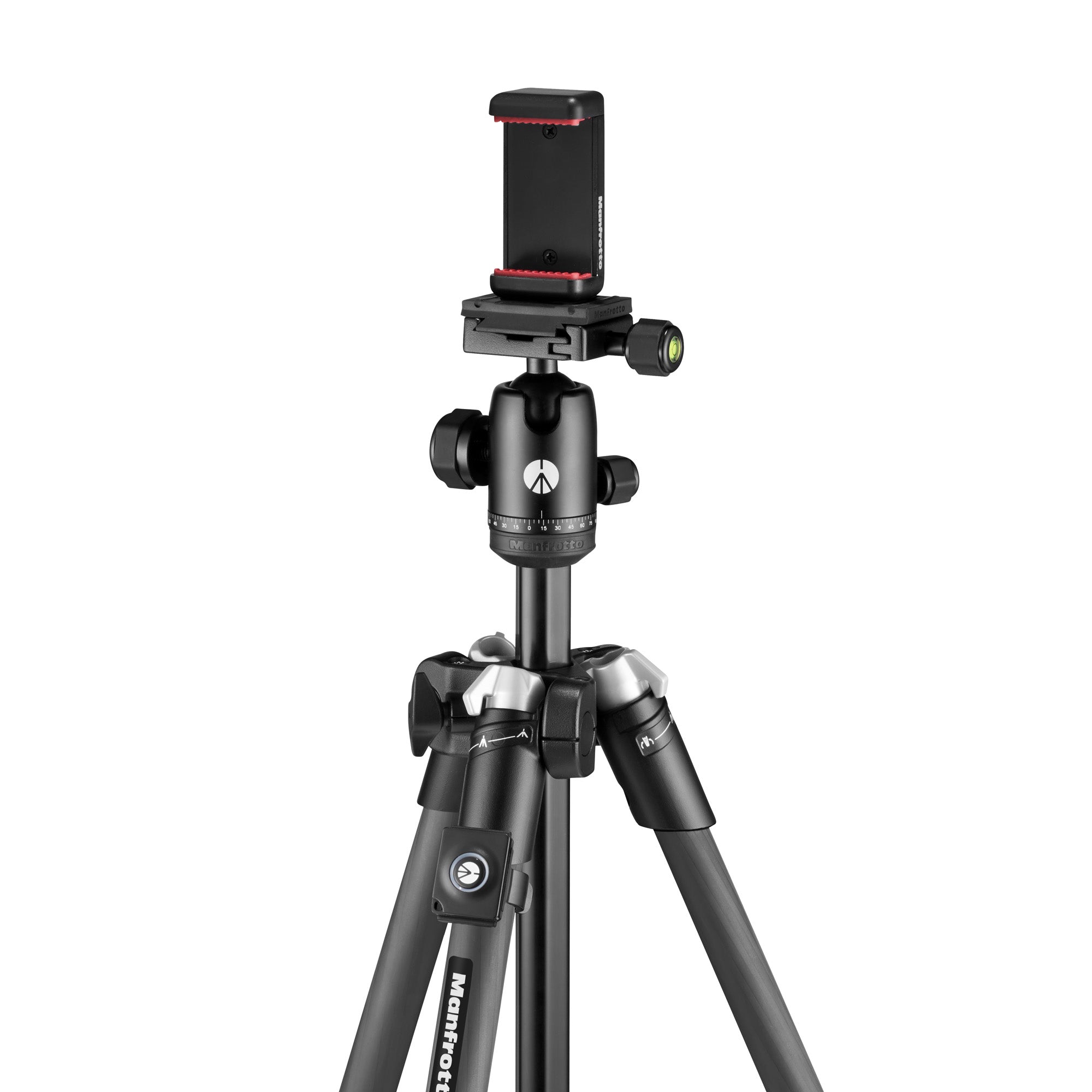 Карбонов туристически статив Manfrotto Element MII MobBT CF BK 4 S BH - с Bluetooth дистанционно - 3г. Години гаранция
