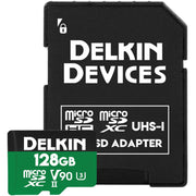 Карта памет Delkin microSD Power 2000x UHS-II (V90) R300/W250 128GB