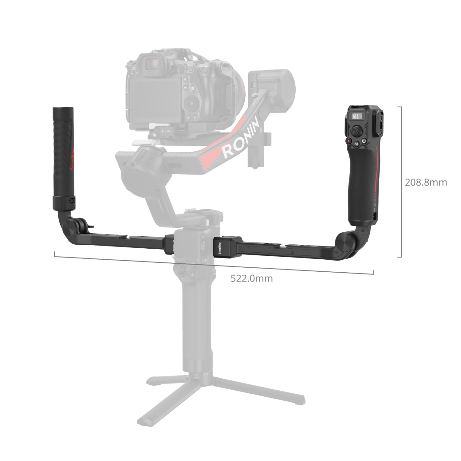 Двойна ръкохватка за управление на фокуса за DJI RS Series SmallRig 4327