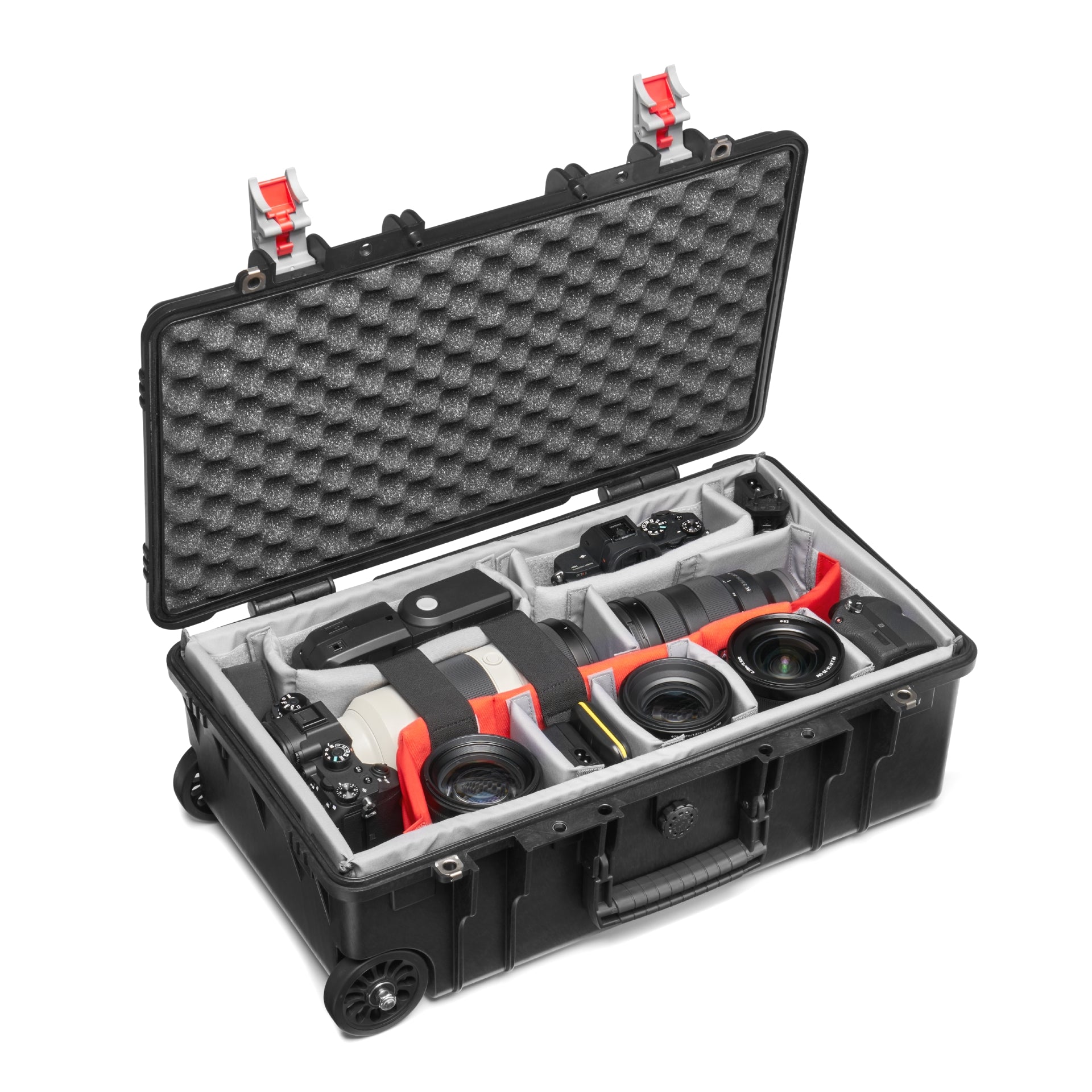 Manfrotto Pro Light Reloader Tough-55 LowLid carry-on camera roller bag