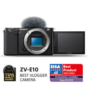 Фотоапарат за влогинг Sony ZV-E10 Black