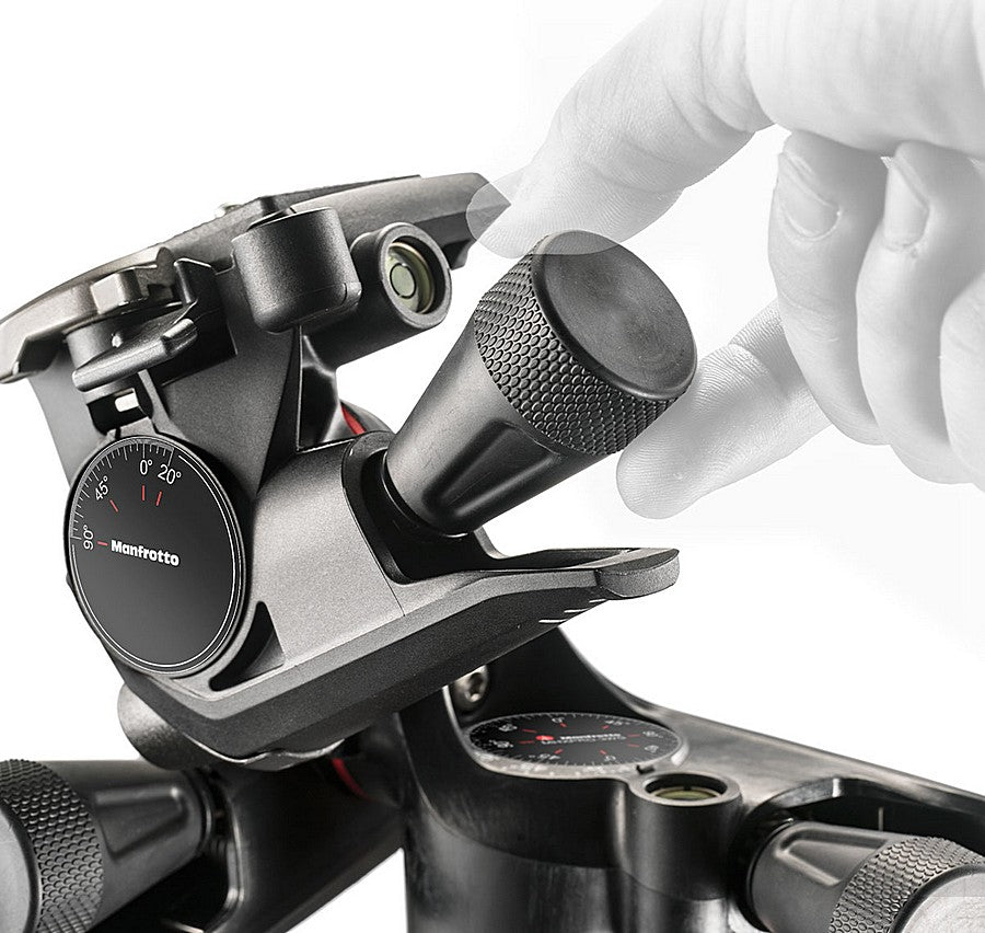 Manfrotto XPRO Geared 3 Way Head with Adapto Body