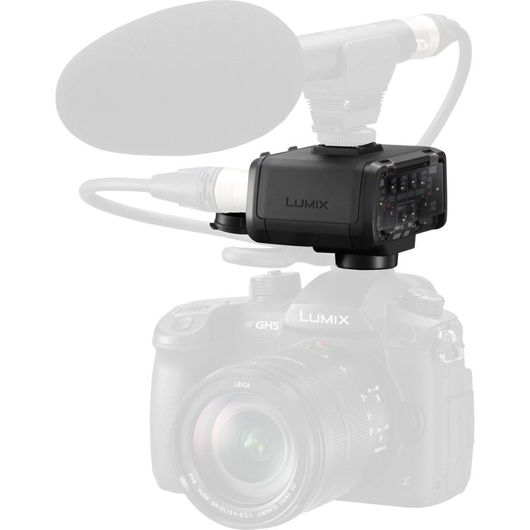 LUMIX G and Lumix S XLR Professional Microphone Adaptor, 2 XLR Terminals - DMW-XLR1