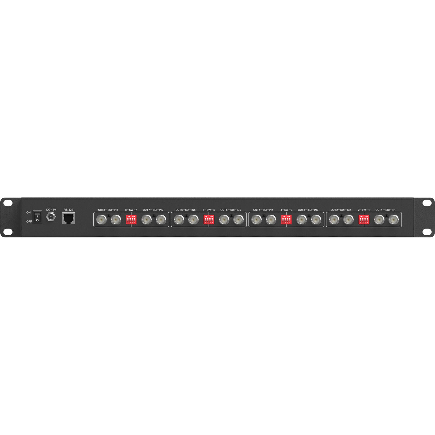 OSPREY MVS-8 Multiviewer 3G SDI with 8 x 2 Инча дисплеи за рак - 19 инча 1RU