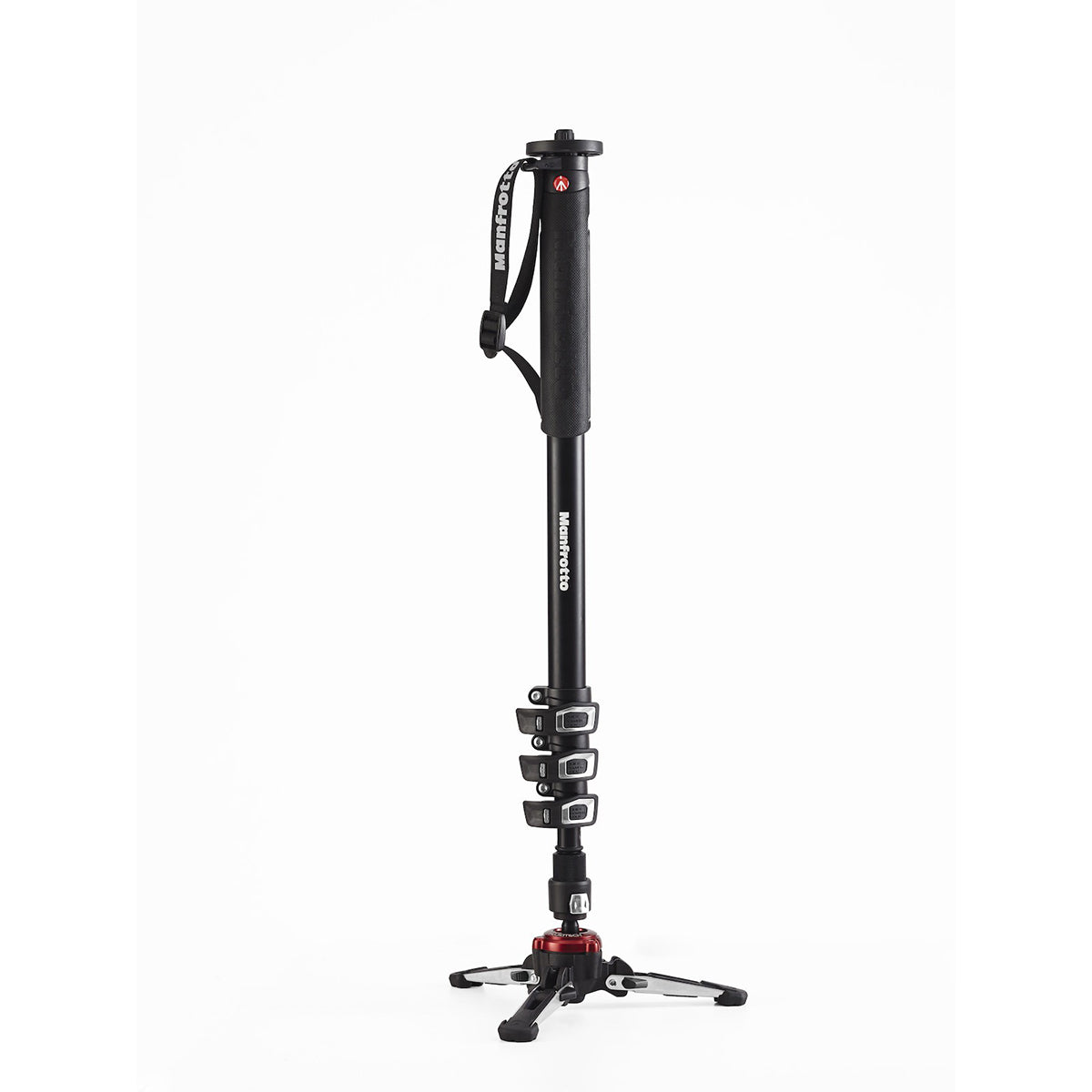 Manfrotto XPRO aluminium 4 section fluid video monopod, FLUIDTECH base