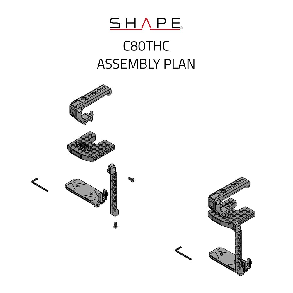 Shape Клетка с горна дръжка за Canon C80