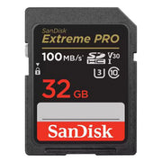 Карта памет SanDisk Extreme Pro SDHC Card 32GB 100MB/s UHS-I, Class 10, U3, V30