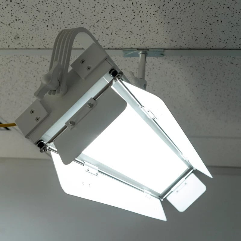 Ikan Lyra POE Low Profile Bi-Color Studio Light w/ DMX, white