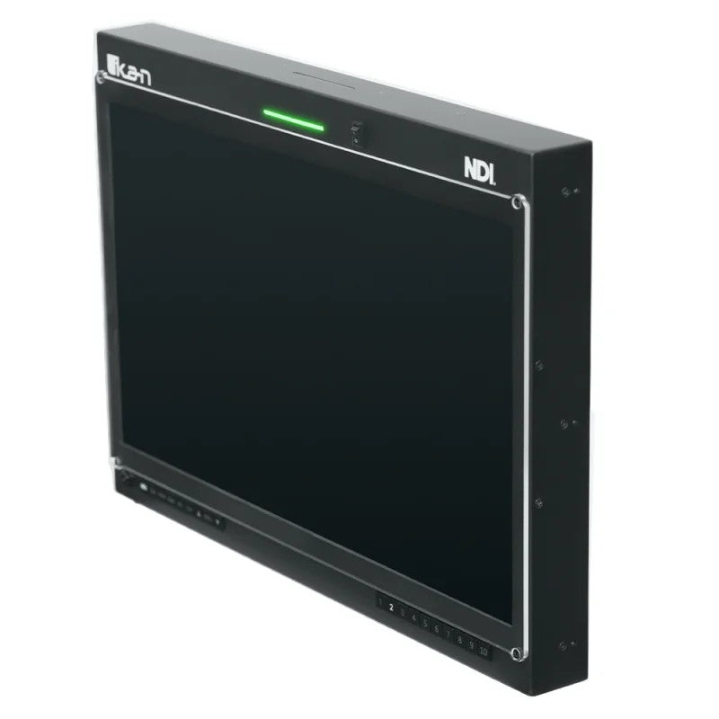 Ikan Aura 19inch POE++ NDI Teleprompter w/ Full NDI Encoding/Decoding & IP Tally Light