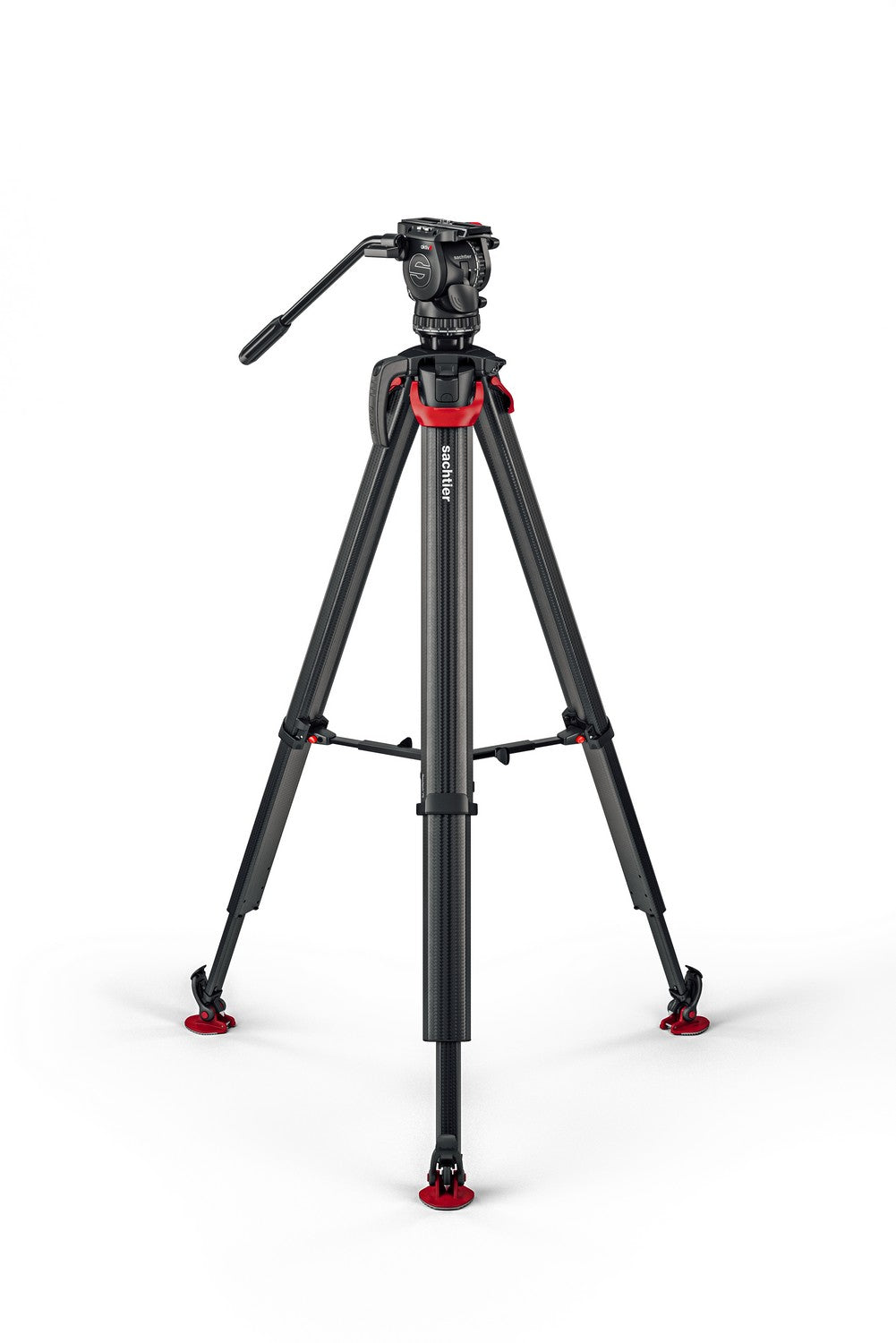 Видео статив комплект Sachtler System aktiv8 flowtech75 MS карбонов със система за бързо разпъване