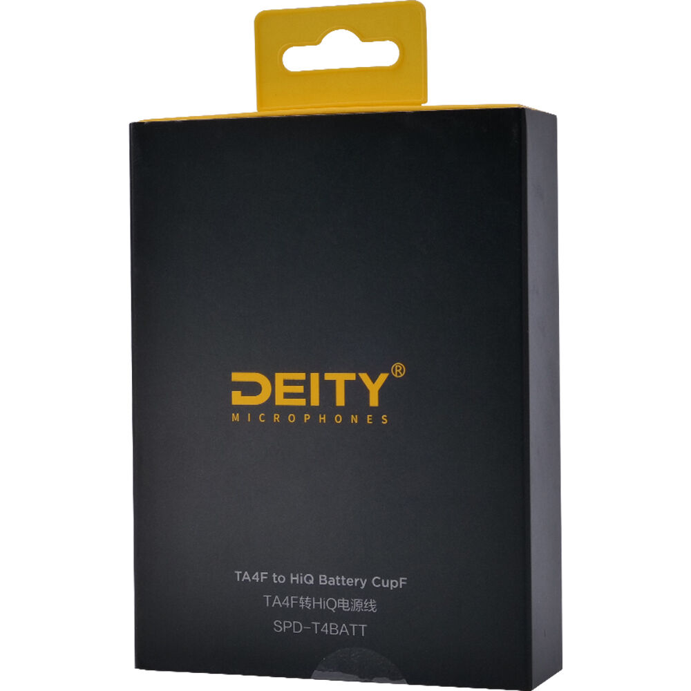 Deity SPD-T4BATT - TA4f to Smart Battery Cup