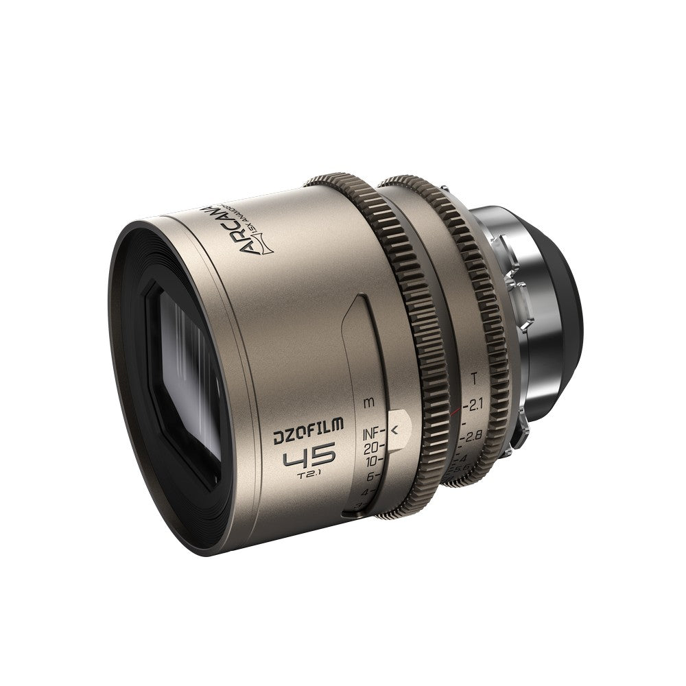 Комплект 3 хибридни анаморфни обектива DZOFILM Arcana T2.1 FF 1.5X (32, 45, 75mm; PL, Метър)