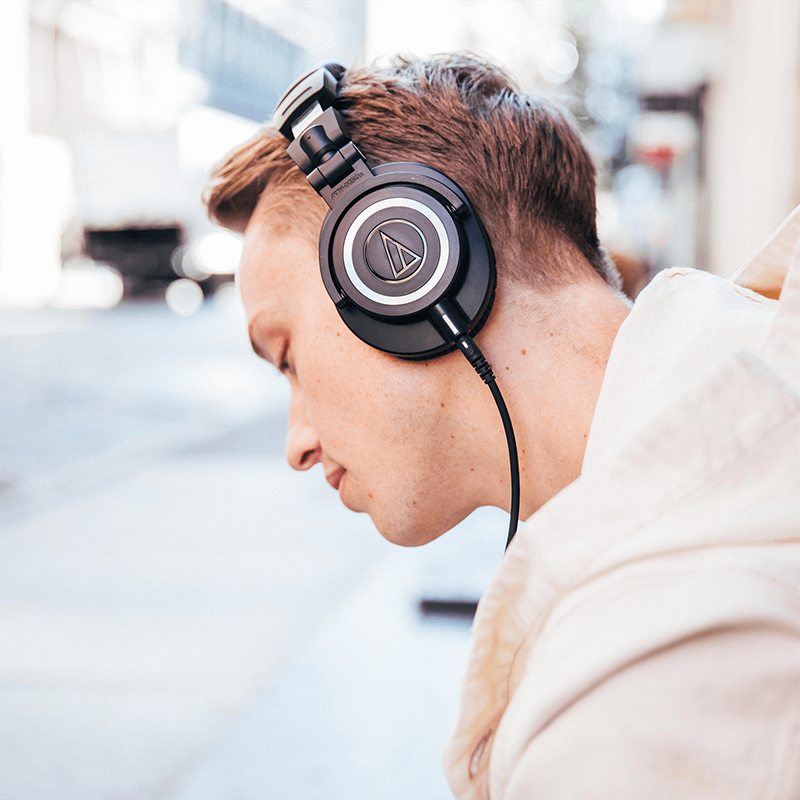 Професионални мониторни слушалки Audio-Technica ATH-M50X