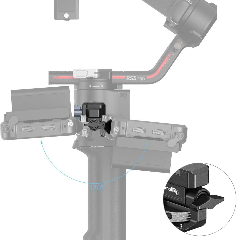 Държач за монитор с NATO клампа за DJI RS 2/RSC 2 от SmallRig