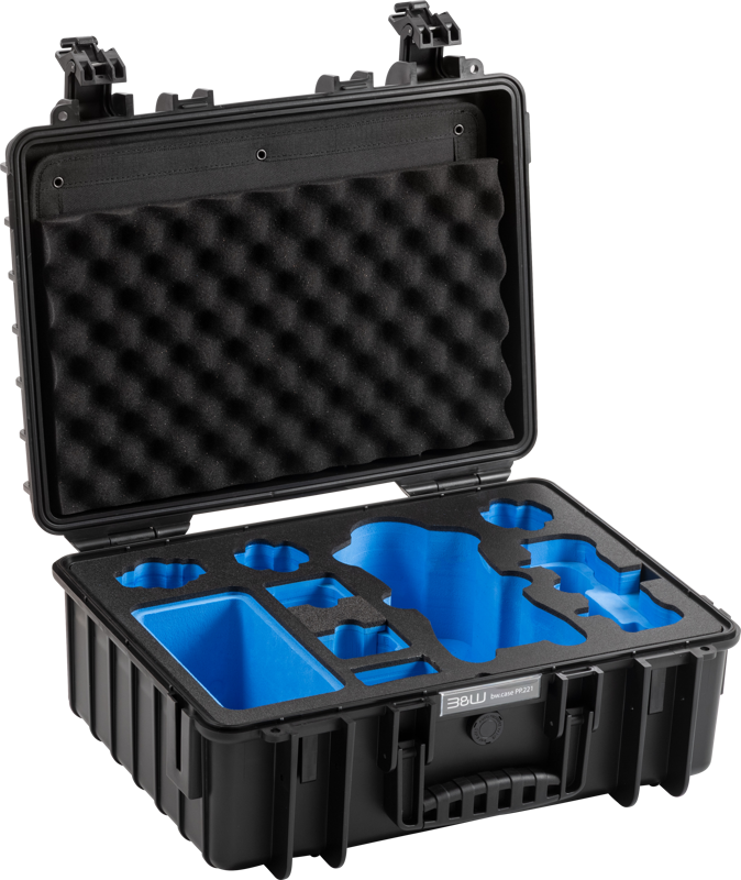 Удароустойчив куфар B&W Type 5000 за DJI Mavic 4 Pro - черен