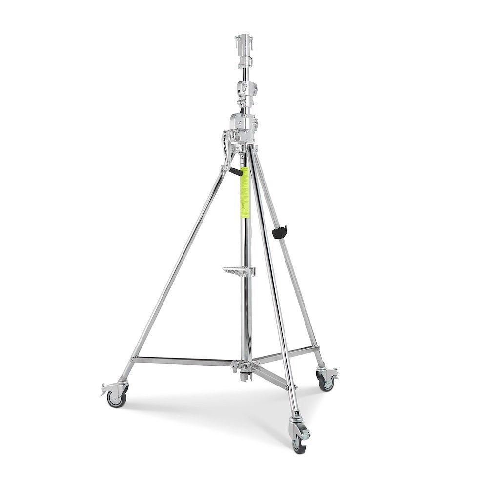 Manfrotto Avenger Wind Up Stand CS 3.9m/12.8' LowBoy 2R, Braked Wheels
