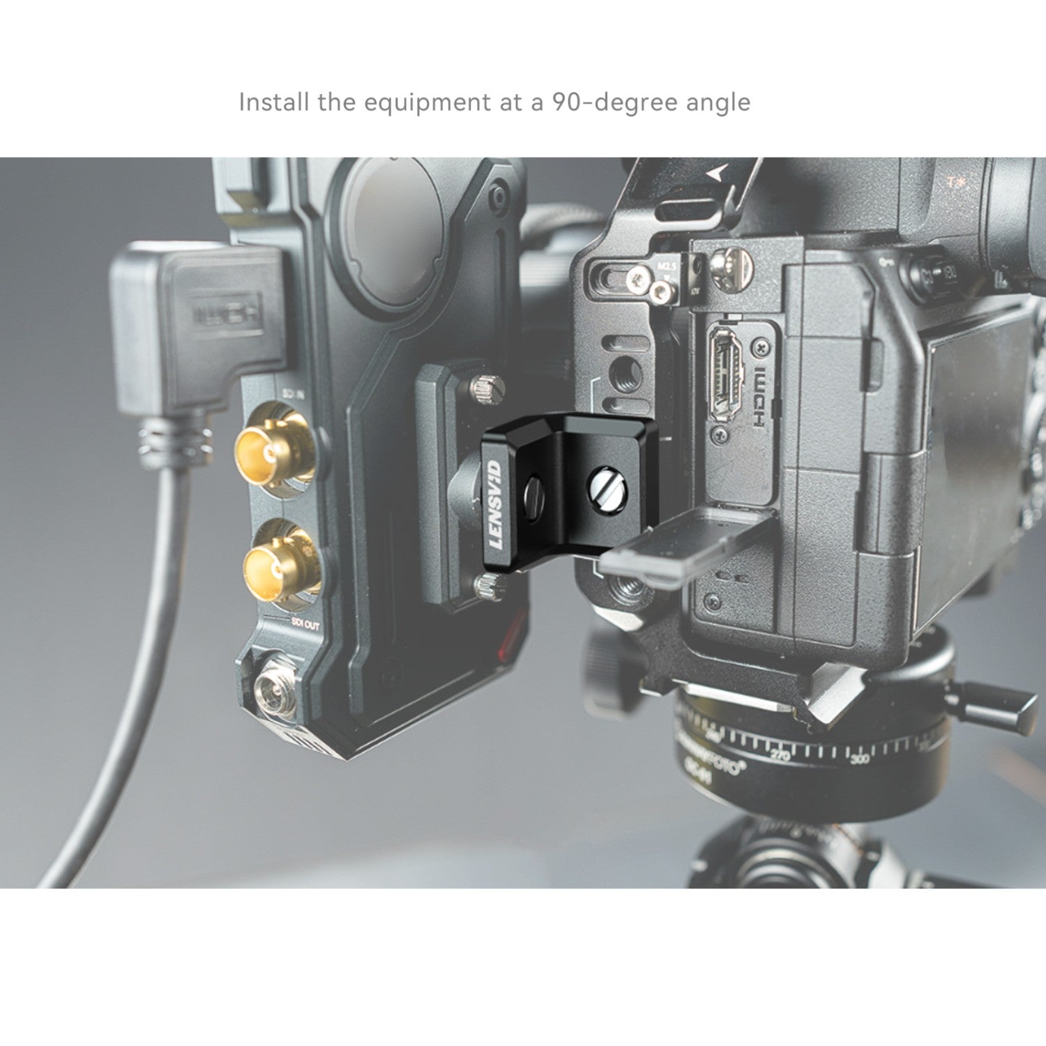 SmallRig x LensVid mini L-Shaped Mount Plate Kit 2 pcs