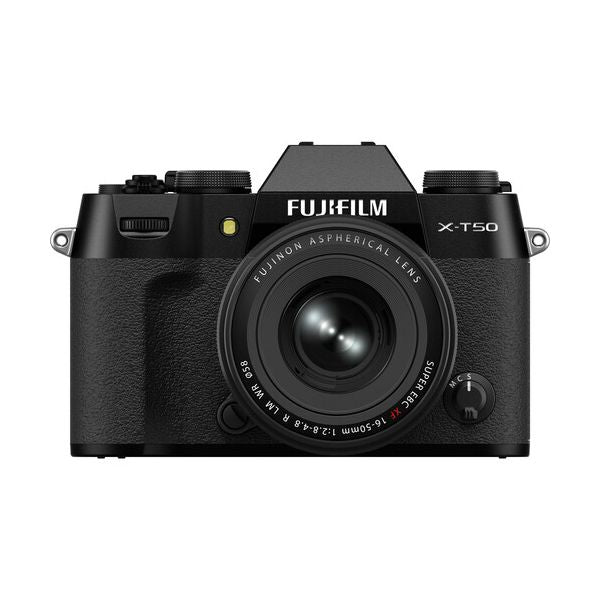 FUJIFILM X-T50 Mirrorless Ca/2.8-4.8 Lens mera with XF 16-50mm Black