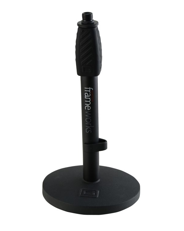 Gator Frameworks Desktop Mic Stand with Round Base GFW-MIC-0601
