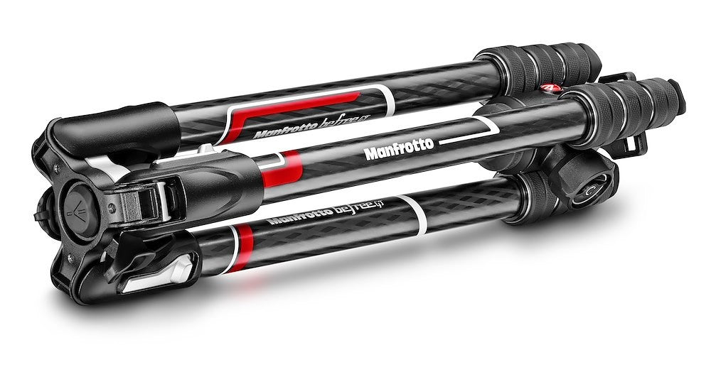 Manfrotto Befree GT Carbon fiber Tripod twist lock, ball head