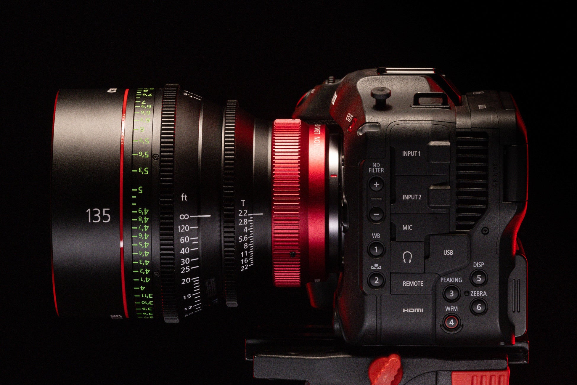 Кино обектив Canon CN-R 135mm T2.2 L F (метричен)