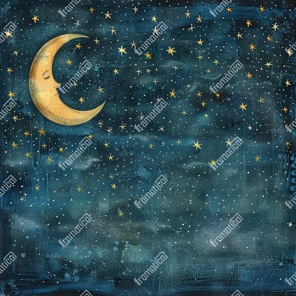 Текстилен фон - Midnight Dreams - 1.50m x 1.00m