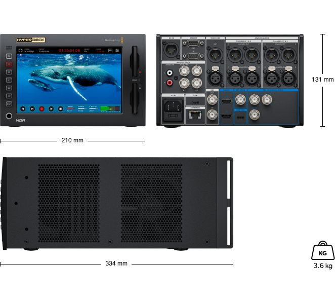 Броудкаст видео рекордер - Blackmagic Design HyperDeck Extreme 4K HDR