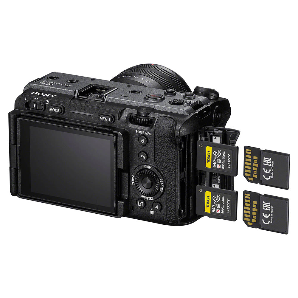 Sony FX30 Cinema Line APS-C camera + XLR Handle Unit Kit
