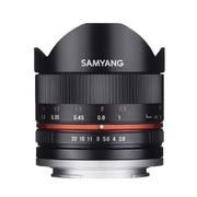 Samyang 8mm f2.8 UMC Fish-Eye II за Fujifilm X (Silver)