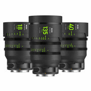 Комплект обективи NiSi Cine Lens Athena Prime 18/40/135mm E-Mount - 3 обектива