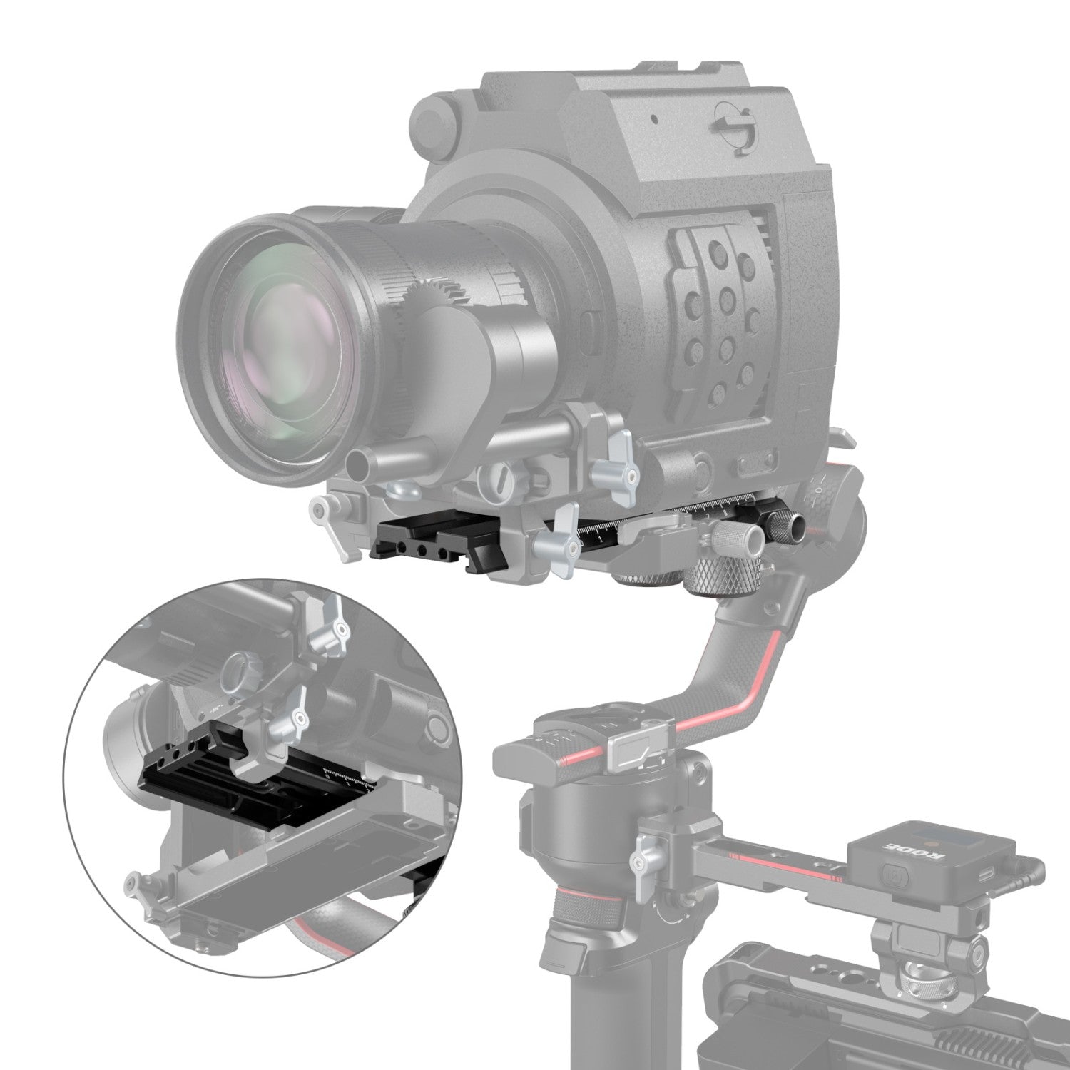 SmallRig Extended Quick Release Plate for DJI RS 2/RS 3 PRO 3031B