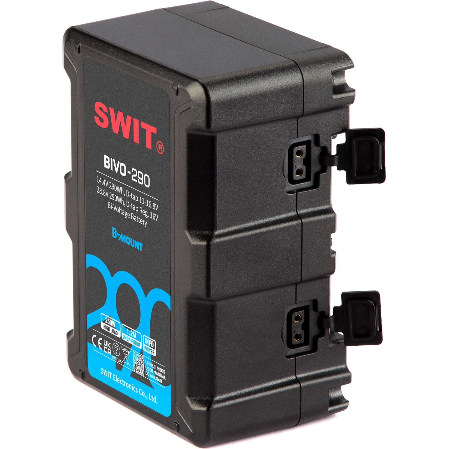 Батерия SWIT BIVO-290 290Wh Bi-voltage 14.4-28.8V B-mount (ARRI)