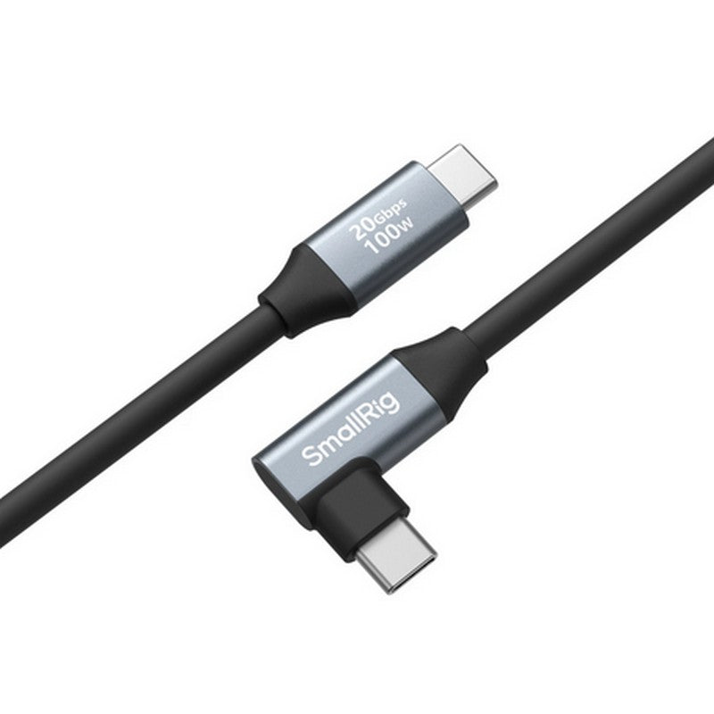 SmallRig USB-C (прав към ъглов) кабел за данни (60 см)