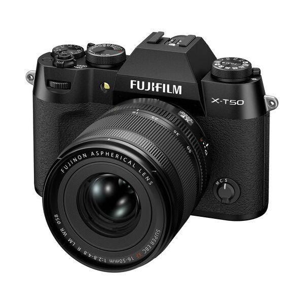 FUJIFILM X-T50 Mirrorless Ca/2.8-4.8 Lens mera with XF 16-50mm Black