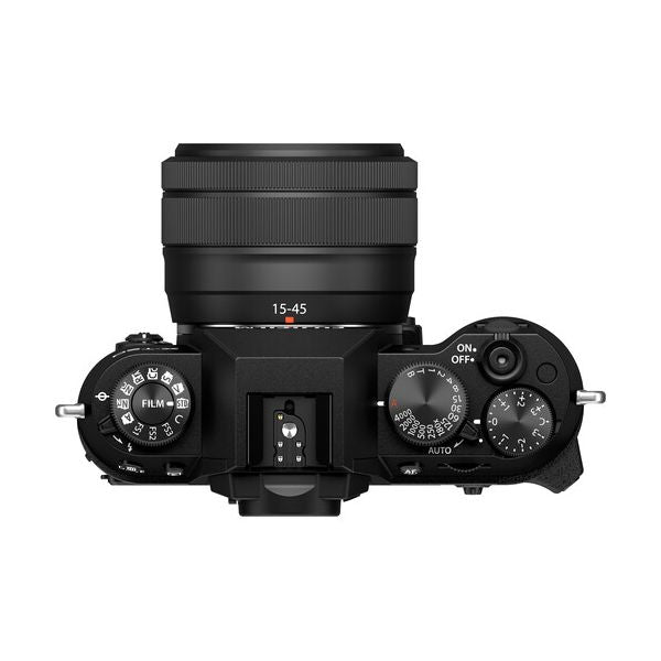 FUJIFILM X-T50 Mirrorless Camera with 15-45mm f/3.5-5.6 Lens Black