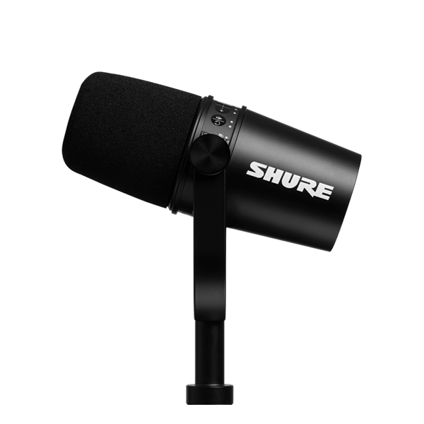Динамичен Podcast микрофон Shure MV7 - Черен