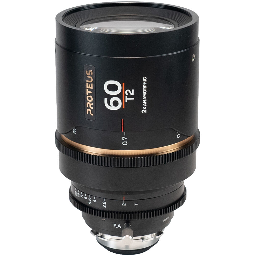 Анаморфен обектив Laowa Proteus 2X Anamorphic 60mm T2 - Кехлибарен отенък - метров
