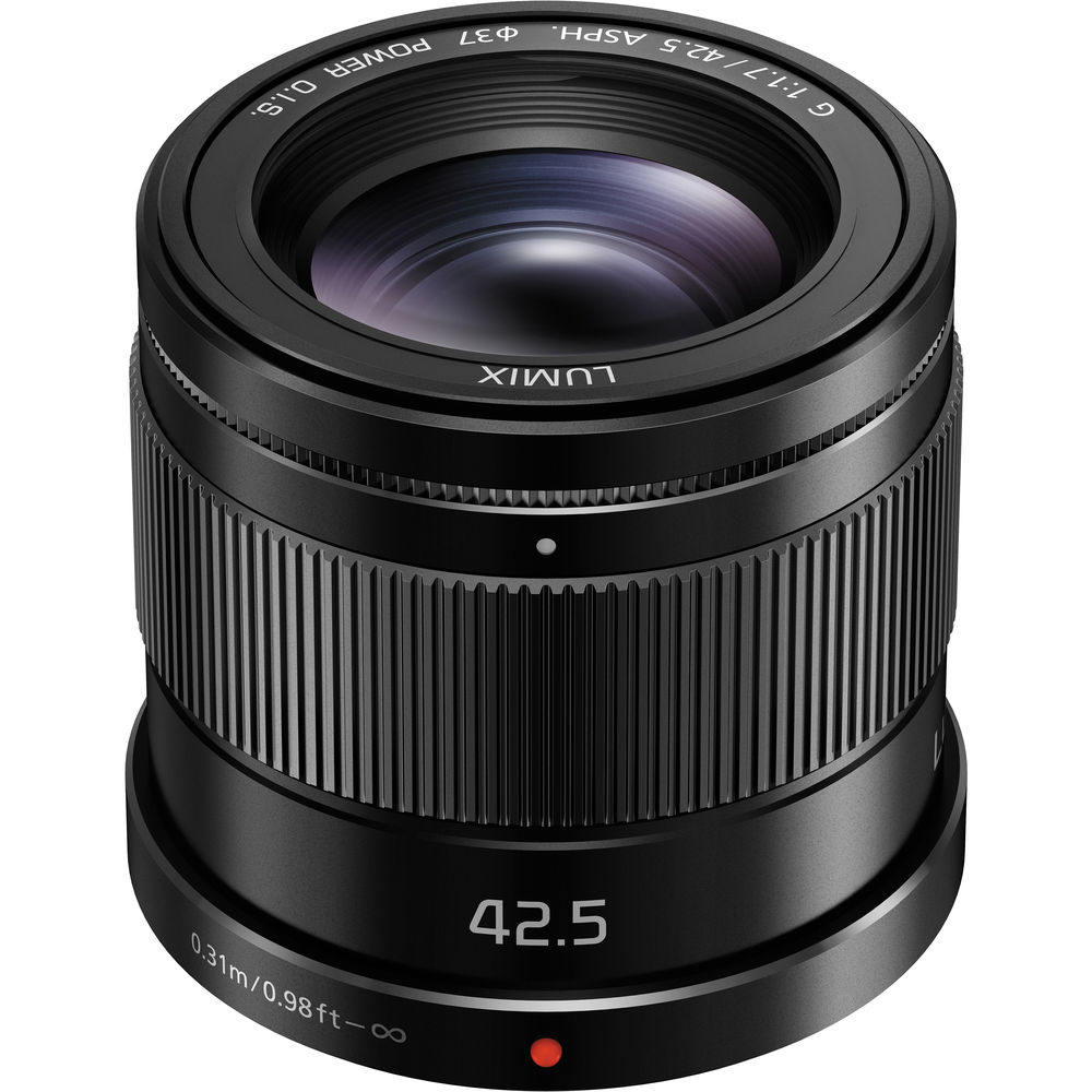 Обектив Panasonic 42.5mm f1.7 Asph Power OIS - Черен