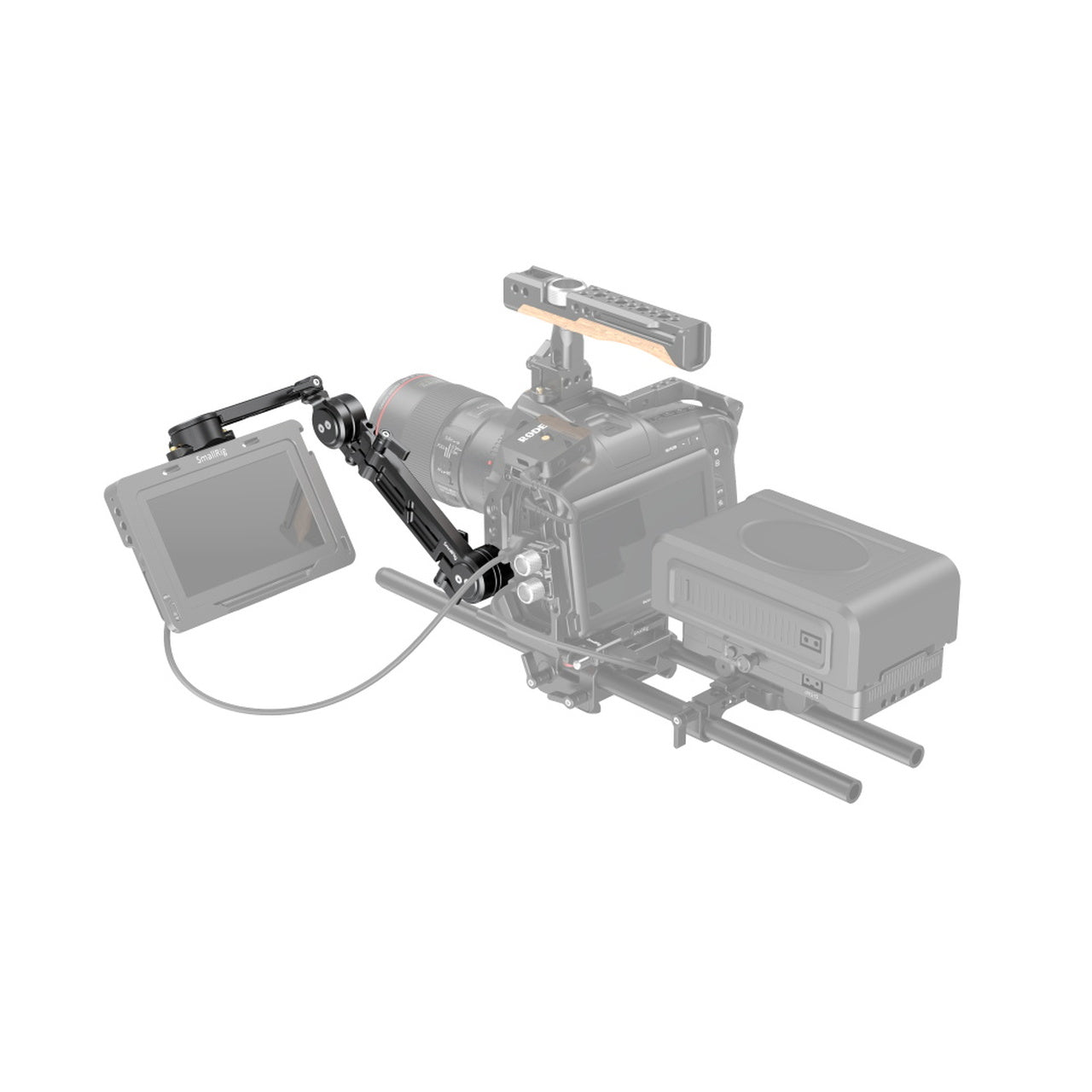 Регулируемо рамо за монитори SmallRig с NATO Clamp MD3507